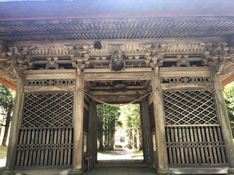 早池峰神社　楼門